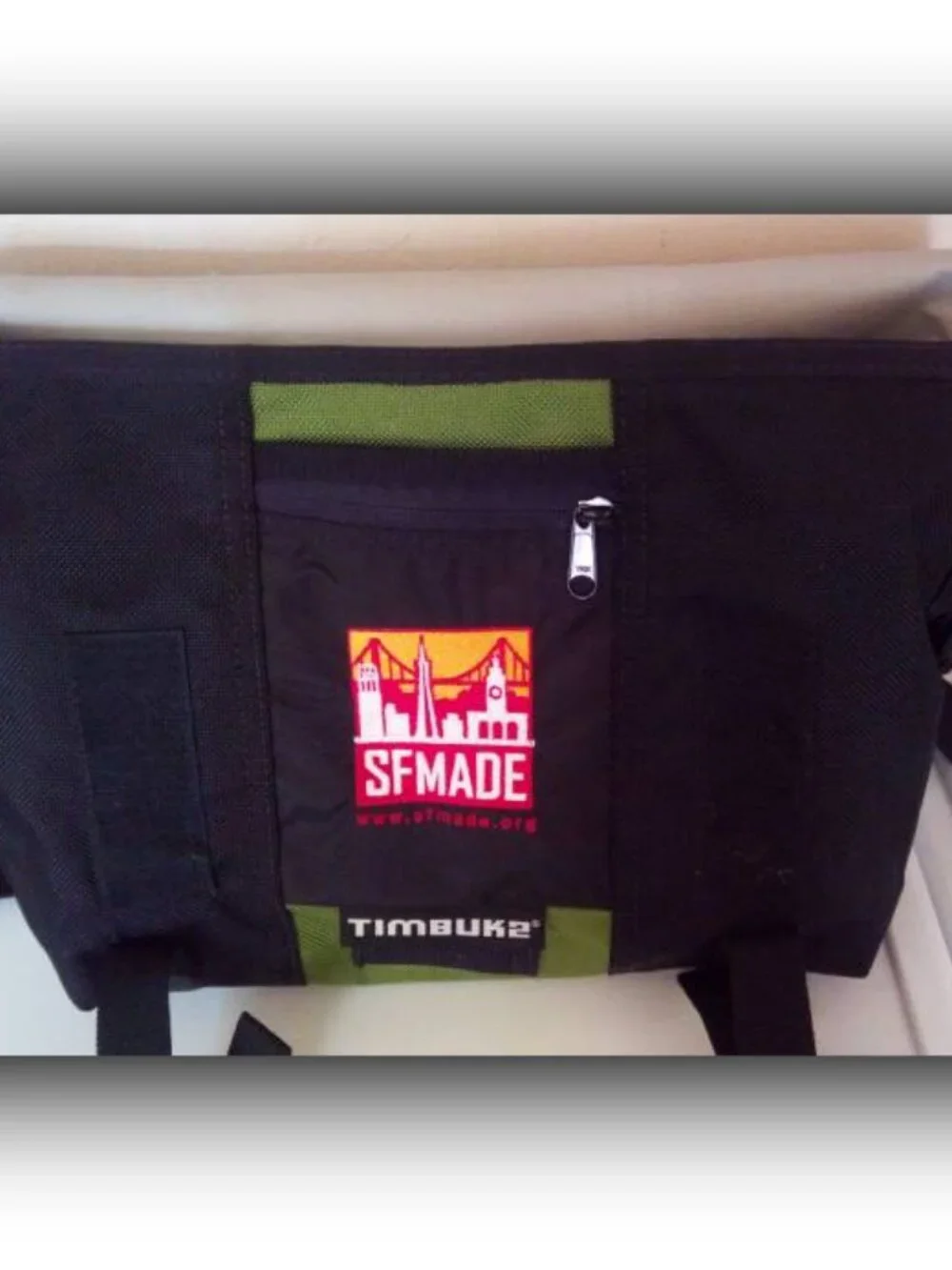 Vintage Timbuk2 SFMADE Medium Messenger Bag With Detachable Pouch